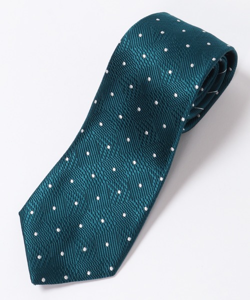 MEN'S BIGI（メンズビギ）の「小剣クレリックドット/ストライプタイ（ネクタイ・メンズ・ネイビー/ターコイズブルー/ボルドー・FREE）」の2枚目の写真