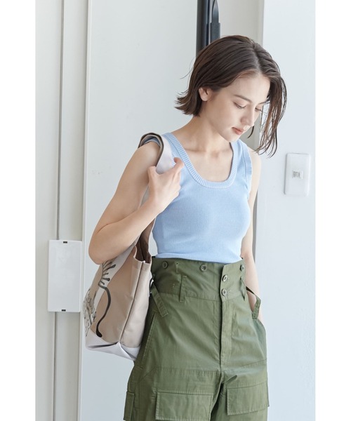 THEATRE PRODUCTS(シアタープロダクツ)の「ナイロンロゴトート(トートバッグ・レディース・ブラック/ベージュ・FREE)」の10枚目の写真