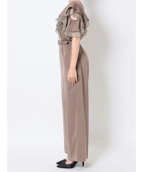 LAGUNAMOON(ラグナムーン)の「LADYショルダーラッフルコンビネゾン(パンツドレス・レディース・ブラック/カーキ・SMALL/MEDIUM)」の14枚目の写真