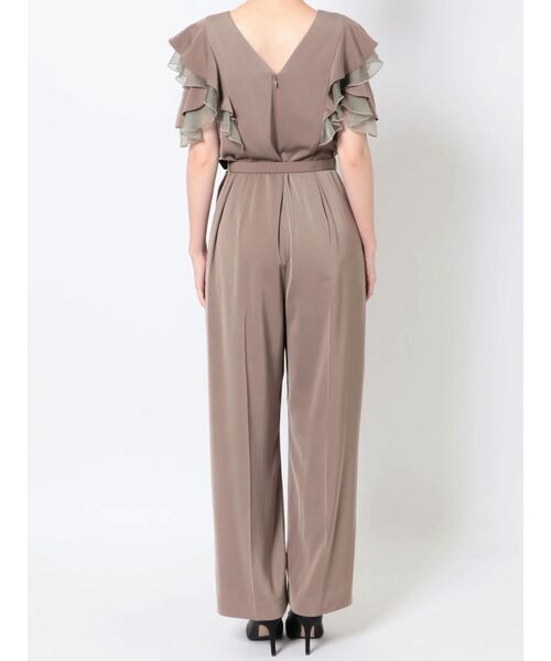 LAGUNAMOON(ラグナムーン)の「LADYショルダーラッフルコンビネゾン(パンツドレス・レディース・ブラック/カーキ・SMALL/MEDIUM)」の15枚目の写真