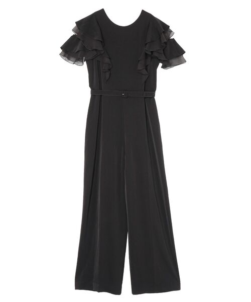LAGUNAMOON(ラグナムーン)の「LADYショルダーラッフルコンビネゾン(パンツドレス・レディース・ブラック/カーキ・SMALL/MEDIUM)」の22枚目の写真