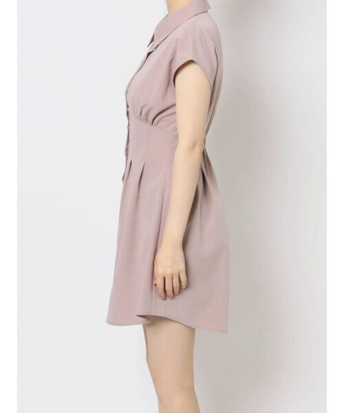 RESEXXY（リゼクシー）の「コルセットシャツワンピース（ワンピース・レディース・ホワイト/ピンク/ブルー/ブラック・FREE）」の16枚目の写真