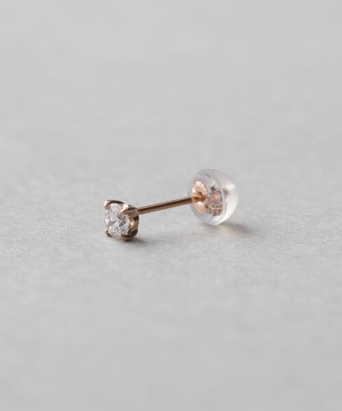 ete(エテ)の「K18 シリコンキャッチ(ピアス(両耳用)・レディース・ピンクゴールド/イエローゴールド・FREE)」の4枚目の写真