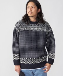 SHIPS（シップス）の「*SHIPS: リラックスフィット ノルディック柄  