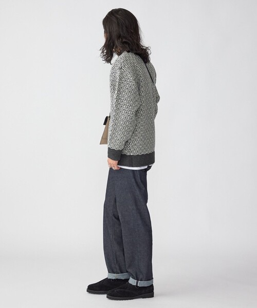 SHIPS（シップス）の「*SHIPS: リラックスフィット ノルディック柄 クルーネック ニット (セーター)（ニット/セーター・メンズ・ネイビー/レッド/グリーン/ダークグレー/ダークブルー/コバルトブルー・SMALL/MEDIUM/LARGE/X-LARGE）」の17枚目の写真