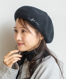 14+ | 刺繍入りバスクベレー帽(ハンチング/ベレー帽)
