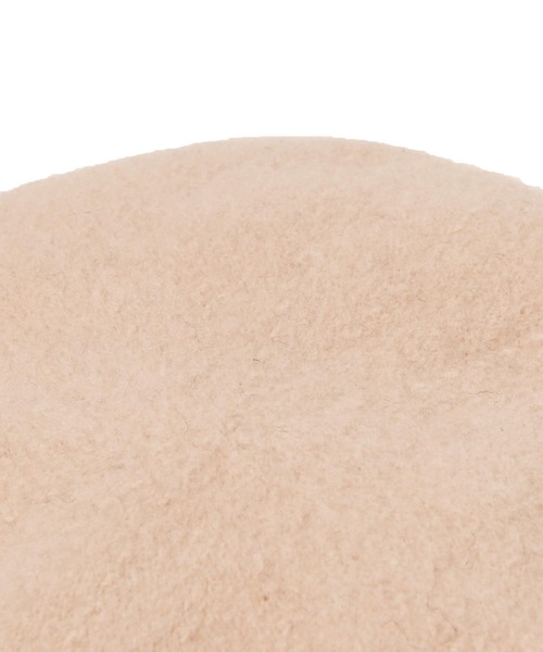 14+（イチヨンプラス）の「刺繍入りバスクベレー帽（ハンチング/ベレー帽・レディース・ブラック/ベージュ/オフホワイト・FREE）」の6枚目の写真