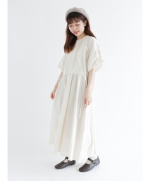 Samansa Mos2 | フレアスリーブレースワンピース(ワンピース)