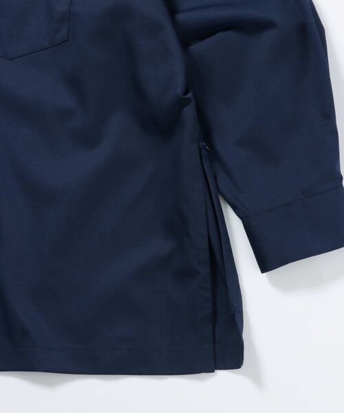 BEN DAVIS(ベンデイビス)の「【BEN DAVIS(ベン デイビス)】BIG HALF ZIP L/S SHIRT / ビッグ ハーフジップ ワンポイント 長袖 シャツ(シャツ/ブラウス・メンズ・ブラック/ネイビー/その他1/その他2・MEDIUM/LARGE/X-LARGE)」の16枚目の写真