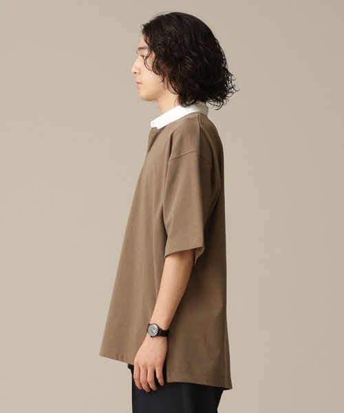 NANO universe（ナノユニバース）の「LB.03/天竺ラガーポロシャツ（ポロシャツ・メンズ・ブラック/モカ/その他1・S/M/L）」の11枚目の写真