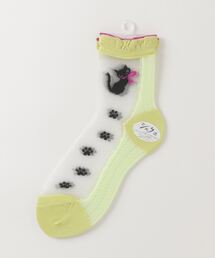 Row（ロウ）の「Row シースルー猫柄ソックス（ソックス/靴下）」