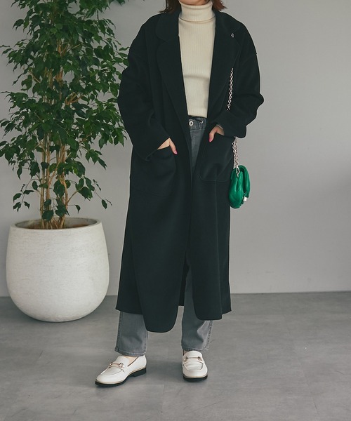 un dix cors（アンディコール）の「リブタートルニット（ニット/セーター・レディース・オフホワイト/グレー/ブラック・FREE）」の15枚目の写真