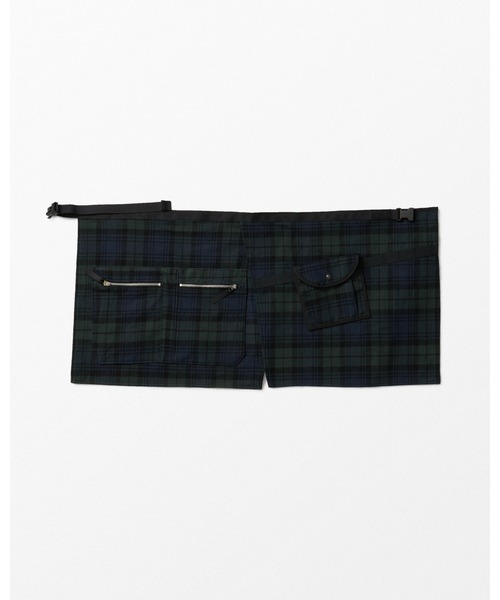 WHIZLIMITED（ウィズリミテッド）の「CHECK APRON（ボディバッグ/ウエストポーチ・メンズ・グレー/ブルー/ネイビー・FREE）」の3枚目の写真