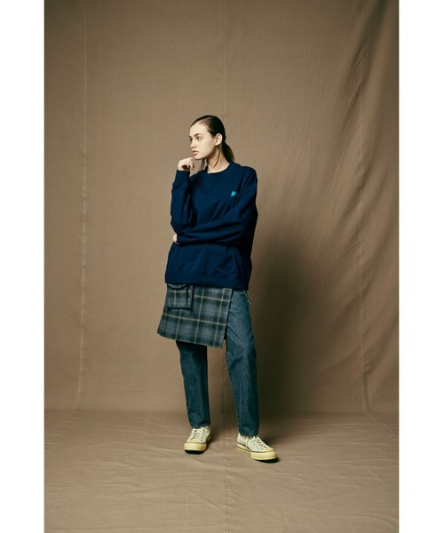 WHIZLIMITED（ウィズリミテッド）の「CHECK APRON（ボディバッグ/ウエストポーチ・メンズ・グレー/ブルー/ネイビー・FREE）」の7枚目の写真