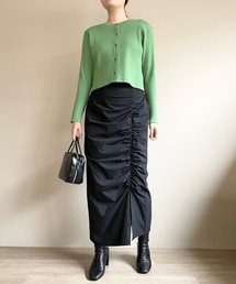 2WAYシャーリングタイトスカート 157732