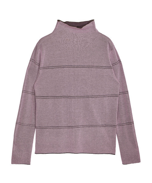 Ameri(アメリ)の「REVERSIBLE SHEER KNIT TOP(Tシャツ/カットソー・レディース・ブラック/グレー/ブルー/コーラル・FREE)」の21枚目の写真