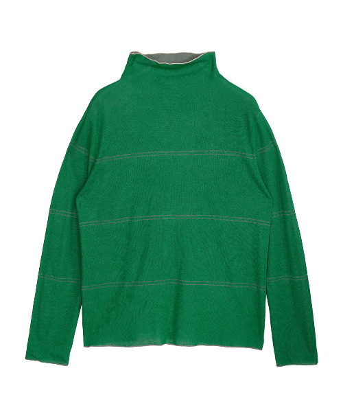 Ameri(アメリ)の「REVERSIBLE SHEER KNIT TOP(Tシャツ/カットソー・レディース・ブラック/グレー/ブルー/コーラル・FREE)」の22枚目の写真