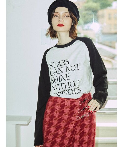 jouetie（ジュエティ）の「ローズラグラントップス（Tシャツ/カットソー・レディース・ピンク/オフホワイト/ブルー・MEDIUM）」の4枚目の写真