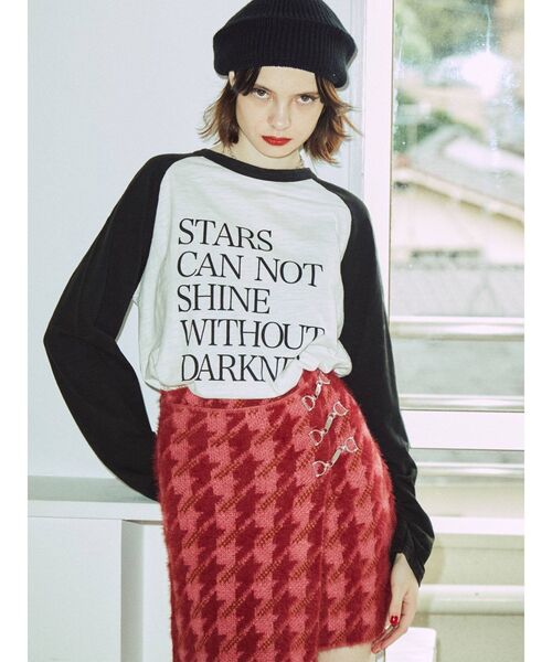 jouetie（ジュエティ）の「ローズラグラントップス（Tシャツ/カットソー・レディース・ピンク/オフホワイト/ブルー・MEDIUM）」の12枚目の写真