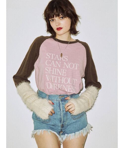 jouetie（ジュエティ）の「ローズラグラントップス（Tシャツ/カットソー・レディース・ピンク/オフホワイト/ブルー・MEDIUM）」の20枚目の写真