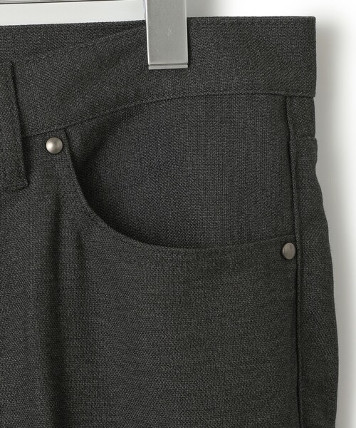 J.PRESS YORK STREET(ジェイプレスヨークストリート)の「【UNISEX】5ポケットスタプレツイル パンツ(その他パンツ・メンズ・ブラック系/グレー系・MEDIUM/SMALL/LARGE)」の6枚目の写真