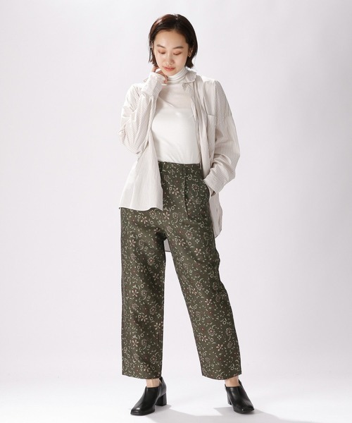 niko and...（ニコアンド）の「素敵な織柄パンツ（その他パンツ・レディース・ブラウン/ピンク/グリーン・MEDIUM/LARGE）」の8枚目の写真