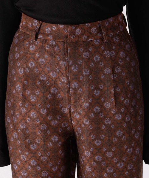 niko and...（ニコアンド）の「素敵な織柄パンツ（その他パンツ・レディース・ブラウン/ピンク/グリーン・MEDIUM/LARGE）」の6枚目の写真