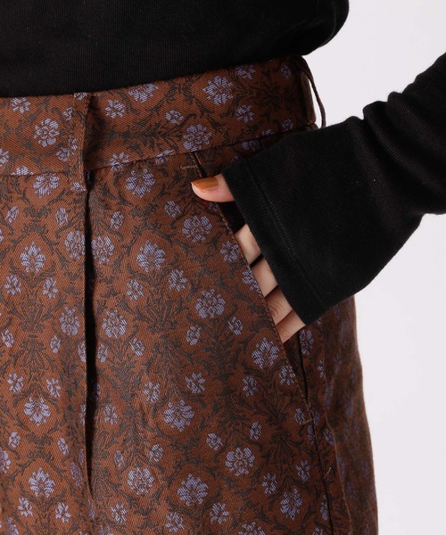 niko and...（ニコアンド）の「素敵な織柄パンツ（その他パンツ・レディース・ブラウン/ピンク/グリーン・MEDIUM/LARGE）」の4枚目の写真