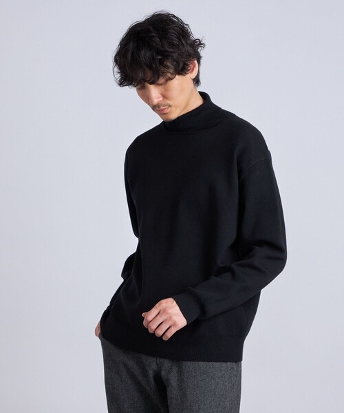 SHIPS any（シップス エニィ）の「SHIPS any: 【ウォッシャブル】 ミラノリブ タートルネック ニット◇（ニット/セーター・メンズ・ブラック/ライトブラウン/ナチュラル/ブルー系その他/マスタード・SMALL/MEDIUM/LARGE/X-LARGE）」の16枚目の写真