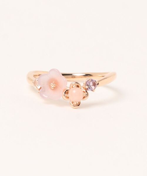 Samantha Tiara（サマンサティアラ）の「ピンクフラワー リング（リング・レディース・ピンクゴールド・11号/9号/13号）」の3枚目の写真