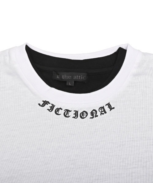LUXSTYLE（ラグスタイル）の「バックロゴ半袖BIGTシャツ×無地ロンTアンサンブル（アンサンブル・メンズ・ホワイト×ブラック/ブラック×ホワイト・L/M）」の16枚目の写真