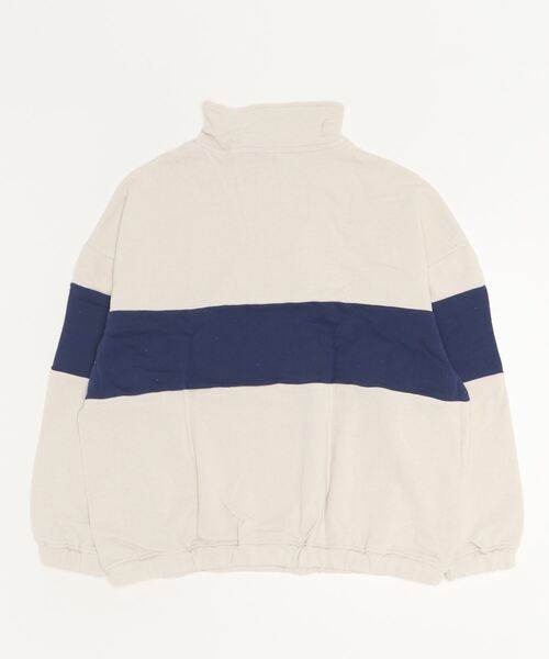 Dickies(ディッキーズ)の「Dickies ディッキーズ 裏毛ハーフジップスウェット(スウェット・レディース・アイボリー/グリーン/グレー/ブラック×グレー・フリー)」の18枚目の写真