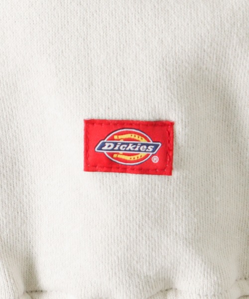 Dickies(ディッキーズ)の「Dickies ディッキーズ 裏毛ハーフジップスウェット(スウェット・レディース・アイボリー/グリーン/グレー/ブラック×グレー・フリー)」の15枚目の写真