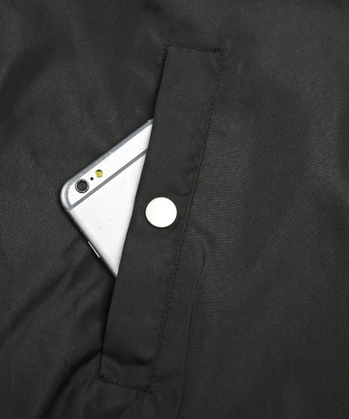 LUXSTYLE(ラグスタイル)の「撥水ドロップショルダーMA-1ジャケット(MA-1・メンズ・ブラック/カーキ/ネイビー・L/XL/M)」の9枚目の写真
