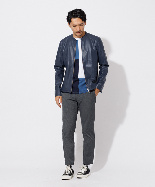 ポンチ パネル 切替 長袖 Tシャツ ポンチ パネル 切替 長袖 Tシャツ（Tシャツ/カットソー