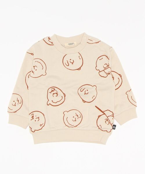 BABYDOLL(ベビードール)の「通販限定 スヌーピートレーナー フロッキー総柄 7190K(スウェット・キッズ・チャコールグレー/ストーン/パープル/ベージュ/ブラック系1/グリーン・90cm/100cm/110cm/120cm/130cm/140cm)」の15枚目の写真