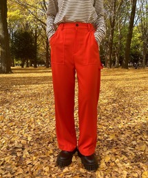 50's SANFORIZED ペインターパンツ 【片爪】オレンジステッチ　格安 505ZX ルーズストレート ヴィンテージ デニムパンツ ジーンズ