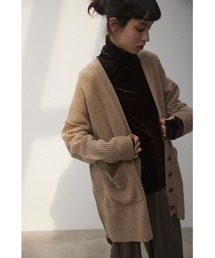 BLACK BY MOUSSY | loose outlinking cardigan（ルーズアウトリンキングカーディガン）(カーディガン/ボレロ)