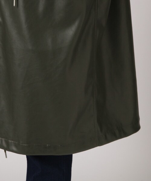 tk.TAKEO KIKUCHI（ティーケータケオキクチ）の「◆シンセティックレザーBIGモッズコート（モッズコート・メンズ・ブラック系3/ダークグリーン系3・66/88）」の10枚目の写真
