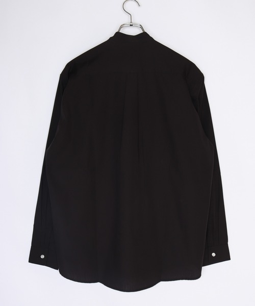 WESTSEA(ウエストシー)の「バンドカラーシャツ 無地シャツ ストライプシャツ(シャツ/ブラウス・メンズ・ホワイト/ネイビー/ブルー/グリーン/ブラック/ベージュ/ブルー系その他/ホワイト×ブラック/ブラック×ホワイト/グレー×ホワイト・M/L/XL)」の12枚目の写真