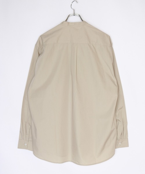WESTSEA(ウエストシー)の「バンドカラーシャツ 無地シャツ ストライプシャツ(シャツ/ブラウス・メンズ・ホワイト/ネイビー/ブルー/グリーン/ブラック/ベージュ/ブルー系その他/ホワイト×ブラック/ブラック×ホワイト/グレー×ホワイト・M/L/XL)」の15枚目の写真