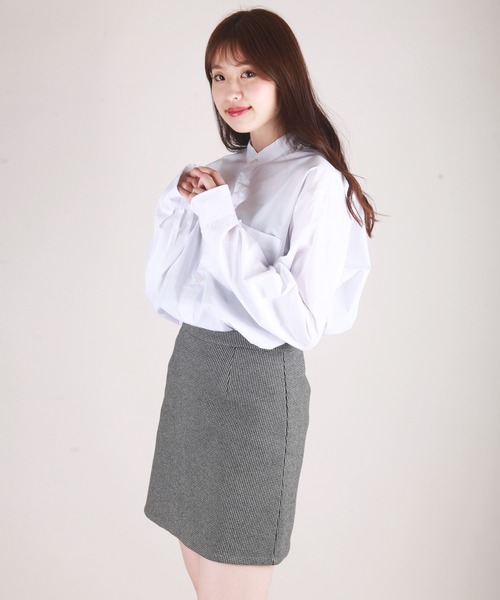 WESTSEA(ウエストシー)の「バンドカラーシャツ 無地シャツ ストライプシャツ(シャツ/ブラウス・メンズ・ホワイト/ネイビー/ブルー/グリーン/ブラック/ベージュ/ブルー系その他/ホワイト×ブラック/ブラック×ホワイト/グレー×ホワイト・M/L/XL)」の18枚目の写真