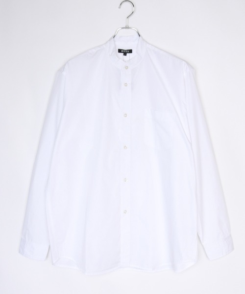 WESTSEA(ウエストシー)の「バンドカラーシャツ 無地シャツ ストライプシャツ(シャツ/ブラウス・メンズ・ホワイト/ネイビー/ブルー/グリーン/ブラック/ベージュ/ブルー系その他/ホワイト×ブラック/ブラック×ホワイト/グレー×ホワイト・M/L/XL)」の19枚目の写真