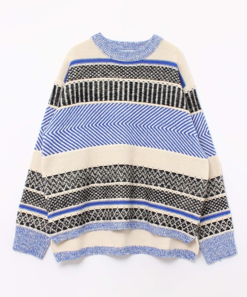 RNA-N（アールエヌエーエヌ）の「K2608 ジャカードプルオーバー（ニット/セーター）」 - WEAR