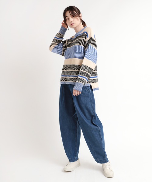 RNA-N（アールエヌエーエヌ）の「K2608 ジャカードプルオーバー（ニット/セーター）」 - WEAR