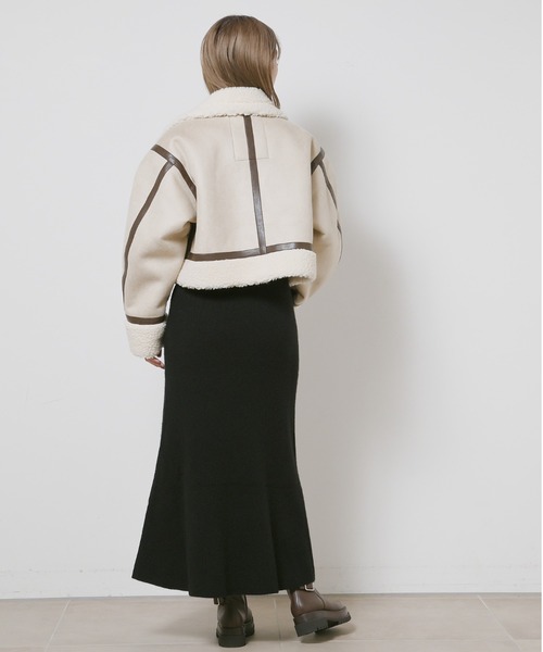 Alpha Industries（アルファインダストリーズ）の「【ALPHA】B-3ジャケット(SHORT)（その他アウター・レディース・ブラック/ブラウン/アイボリー・0）」の6枚目の写真