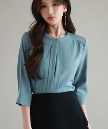 DRESS PLUS（ドレスプラス）の「ブラウス 七分袖 2way トップス プルオーバー（シャツ/ブラウス）」