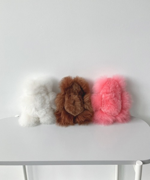 AS KNOW AS plus（アズノゥアズプラス）の「チビ アルパカベア　AlpakaBear（インテリア雑貨・レディース・ブラウン/ピンク/アイボリー・S）」の20枚目の写真