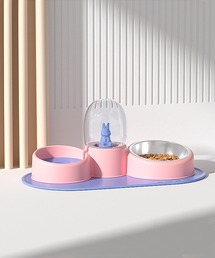 aimoha（アイモハ）の「自動給水器付きダブル食器ペットボウル（その他ペットグッズ）」