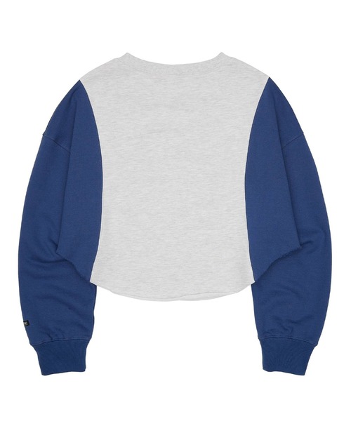 SCULPTOR(スカルプター)の「SCULPTOR Color Block Crop Sweatshirt / スカルプター カラーブロッククロップ スウェットシャツ(スウェット・レディース・ホワイト/ブラウン・FREE)」の12枚目の写真